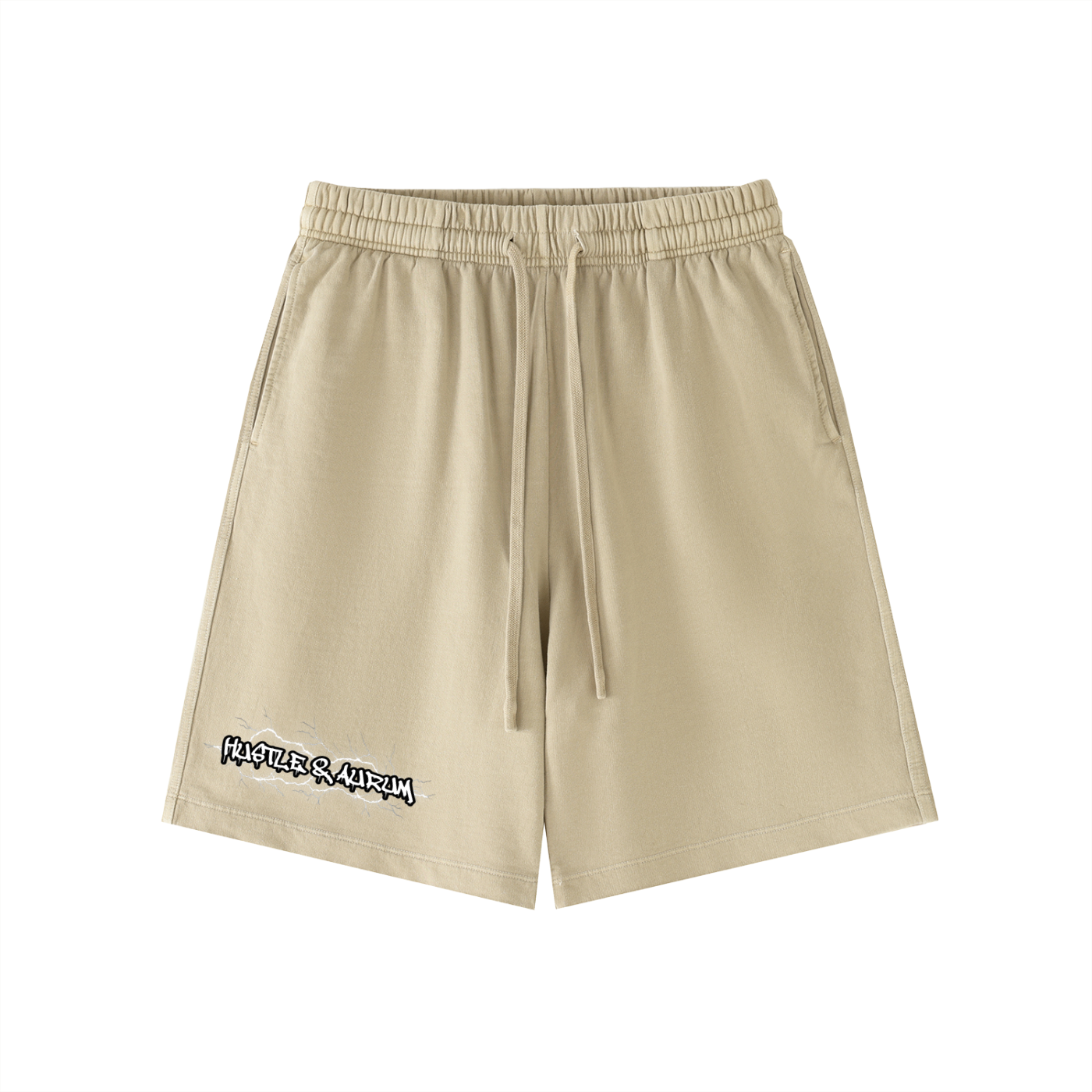 Hustle & Aurum Vintage Wash Cotton Shorts