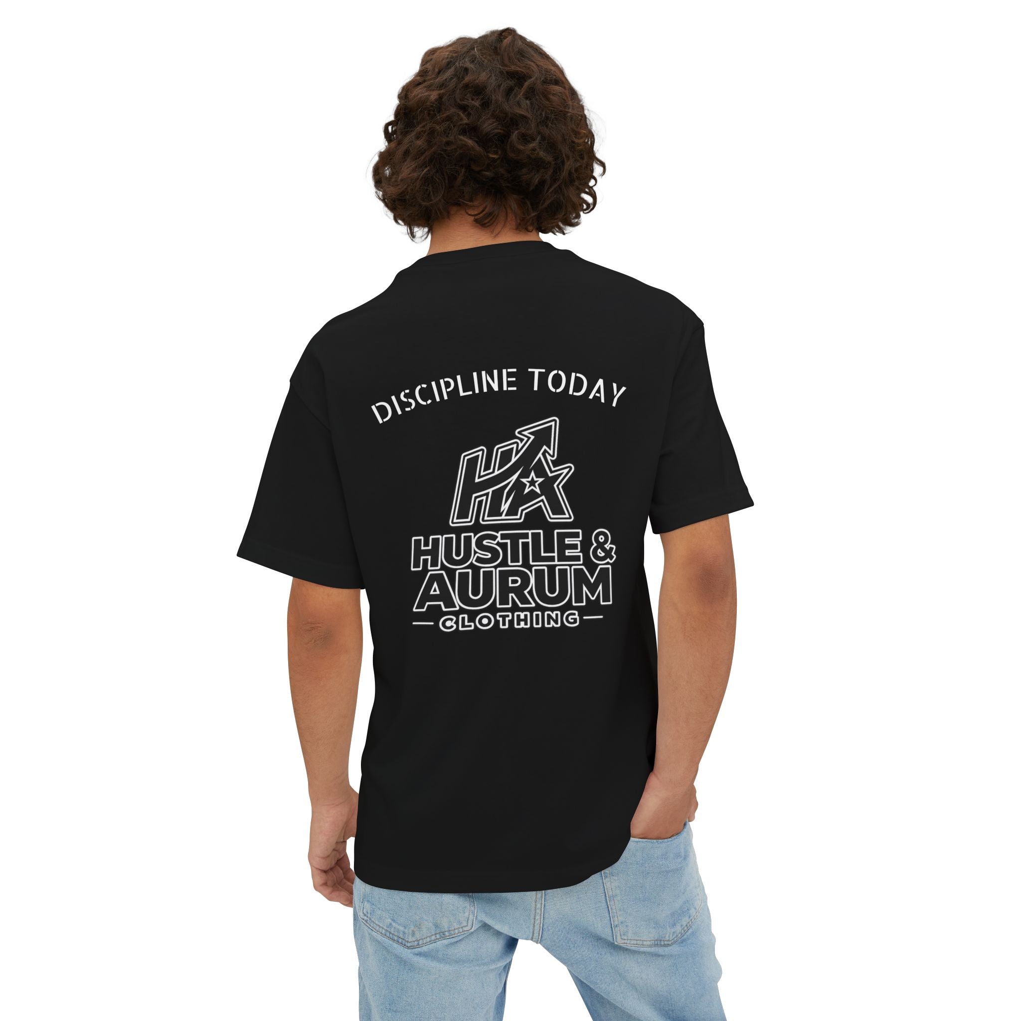 Hustle & Aurum Logo Tee | Discipline Today Graphic Tee