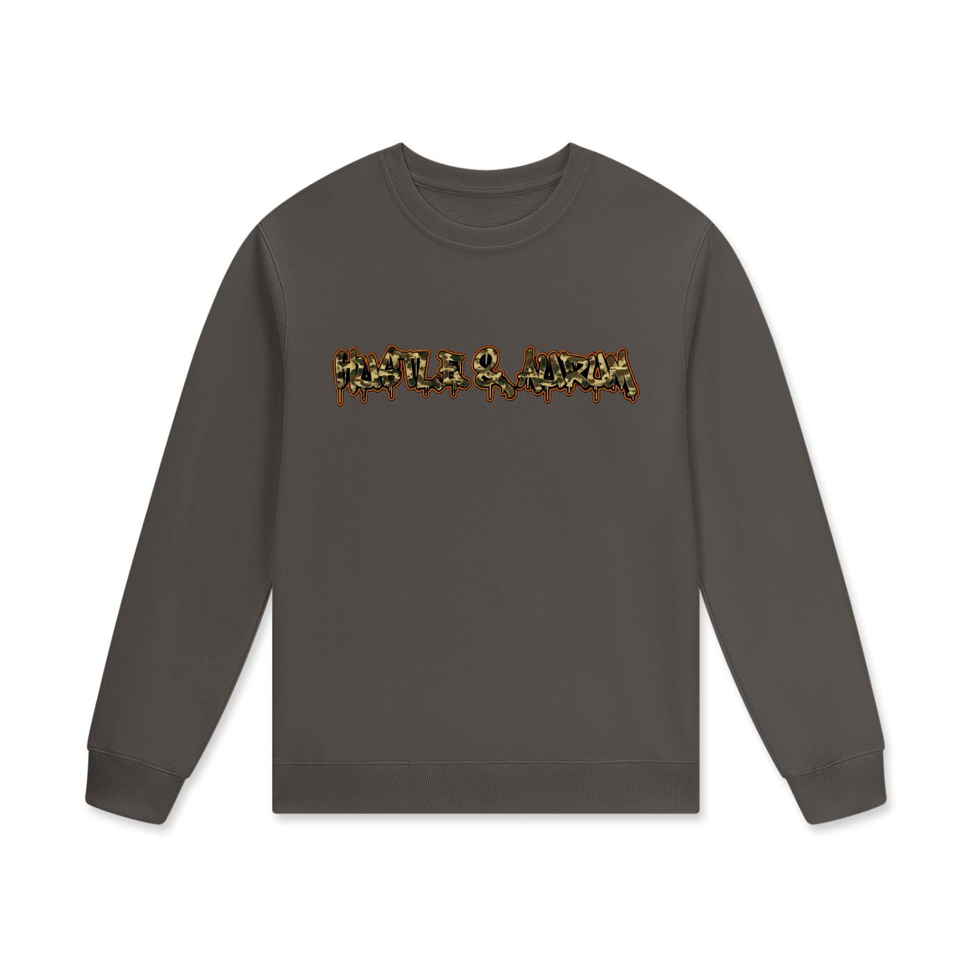 Hustle & Aurum Camo Streetwear Cotton Pullover