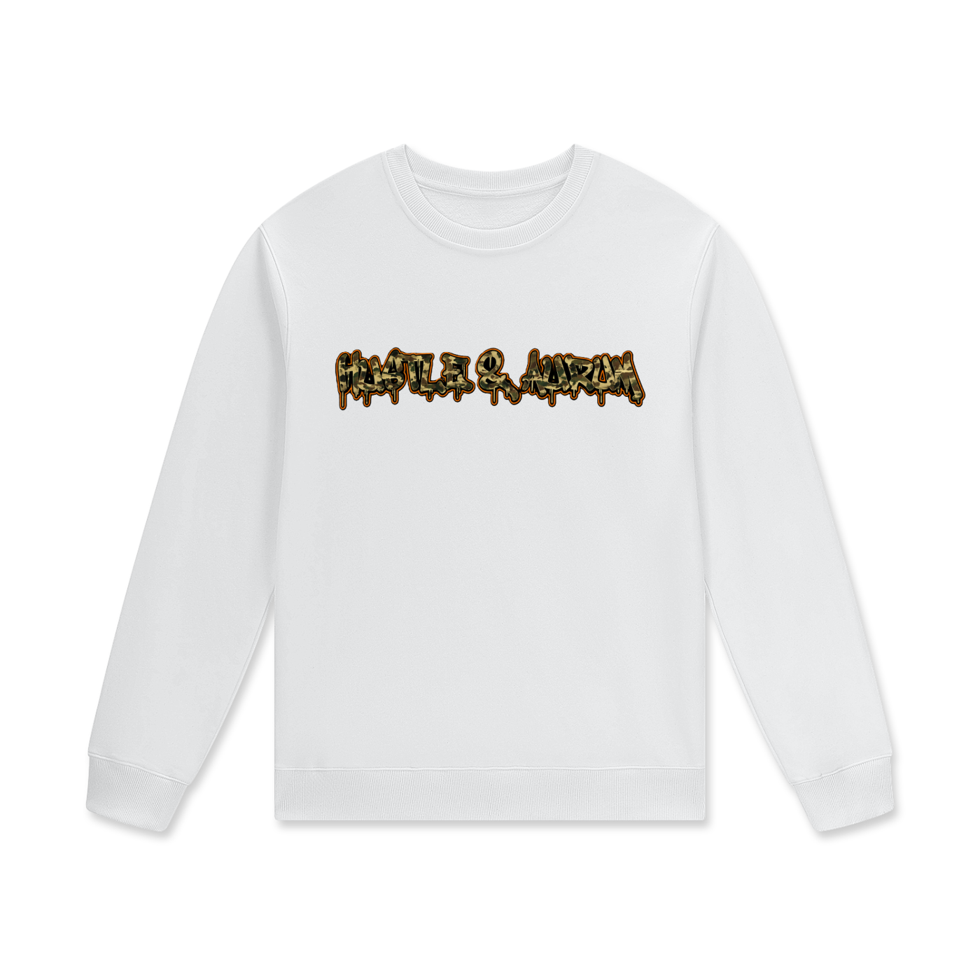 Hustle & Aurum Camo Streetwear Cotton Pullover