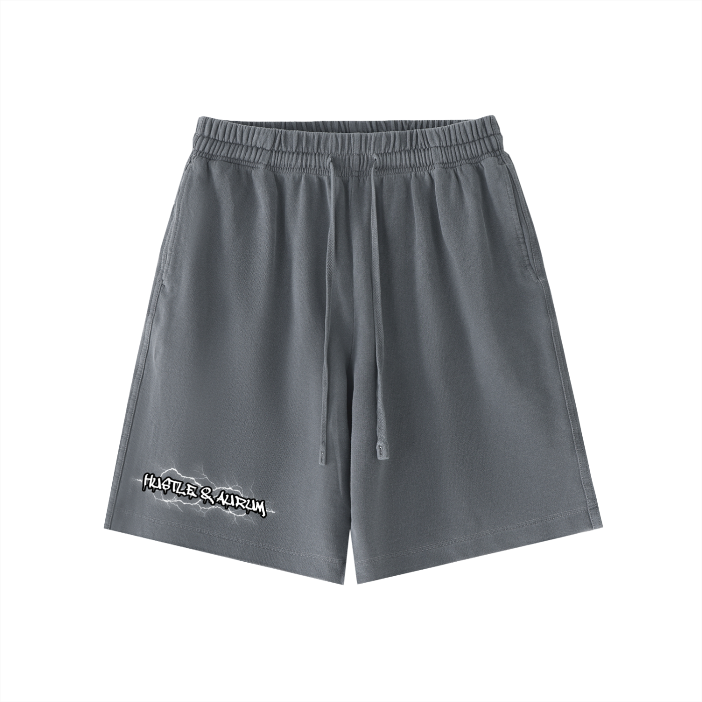 Hustle & Aurum Vintage Wash Cotton Shorts