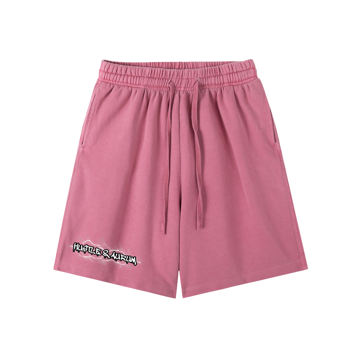 Hustle & Aurum Vintage Wash Cotton Shorts